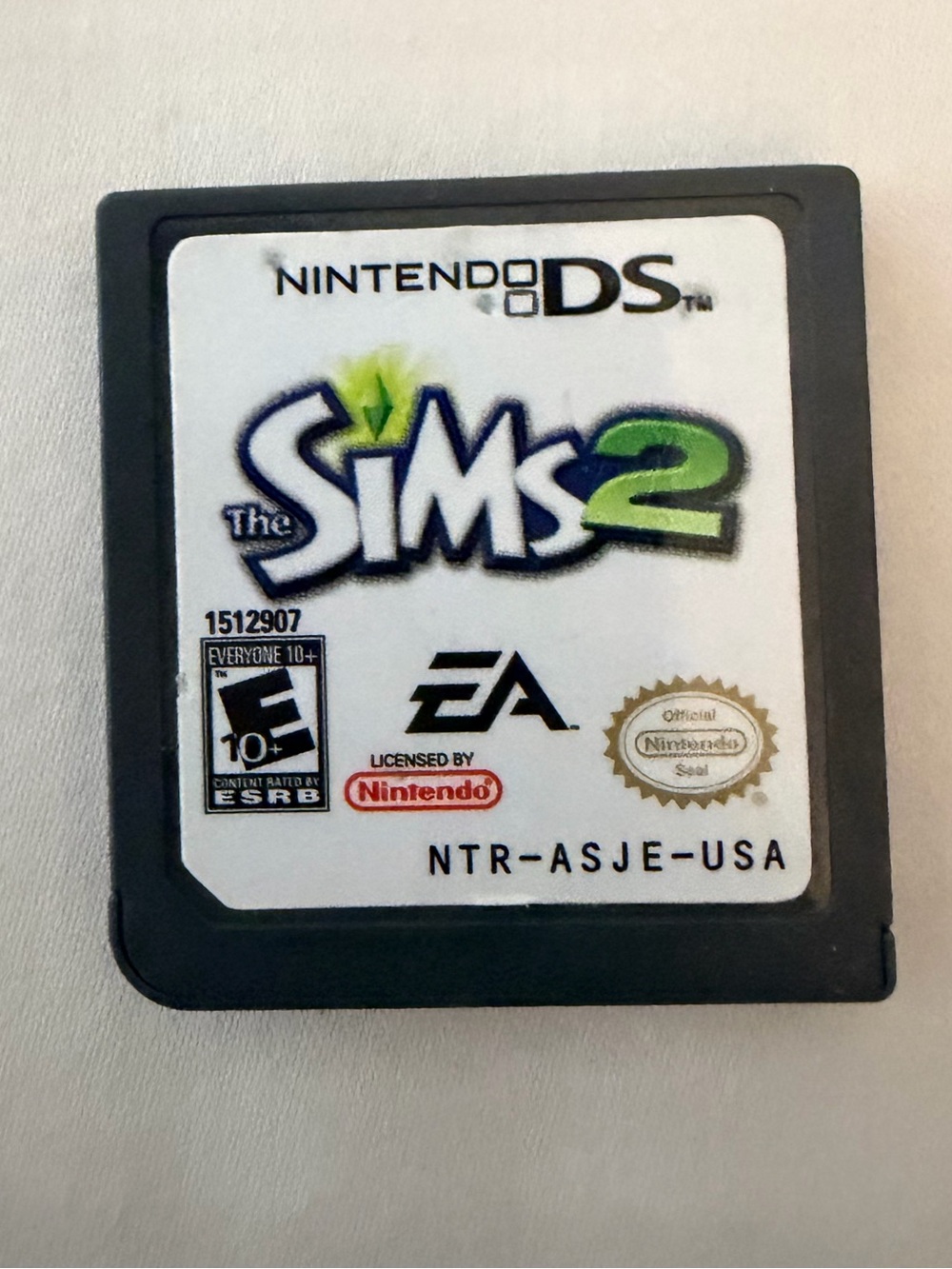 Nintendo DS The Sims 2 Video Game Cartridge